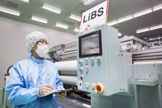 SK이노베이션 증평공장 LIBS 생산 모습