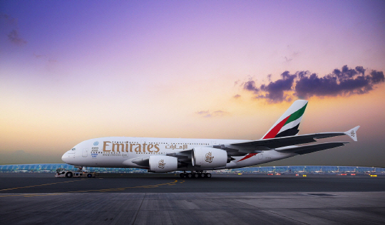 [사진1] 에미레이트 항공 A380 항공기