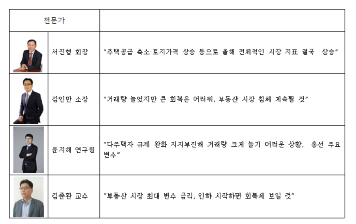 부동산 전문가 전망 요약.