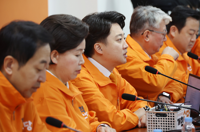 개혁신당 이준석 대표, 최고위원회의 발언