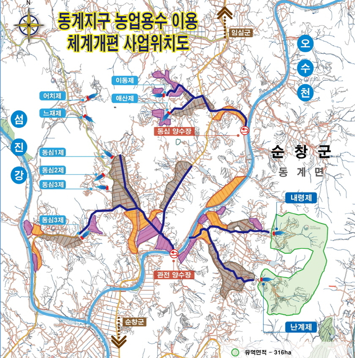 동계지구 위치도