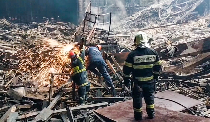 Moscow Region?s Crocus City Hall in aftermath of fire