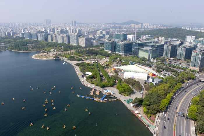 고양특례시 일산호수공원 전경