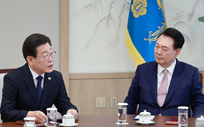 이재명 더불어민주당 대표와 윤석열 대통령.연합뉴스