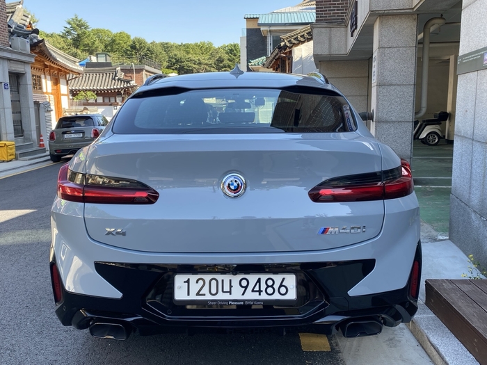 BMW X4 m40i. 사진=이찬우 기자