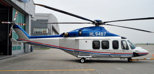 케이에비에이션이 보유한 AW139 헬리콥터. 사진=국토교통부 항공기술정보시스템(ATIS) 제공