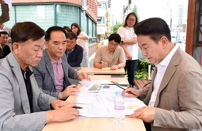 의정부시 신곡2동 주민센터 현장시장실 현장
