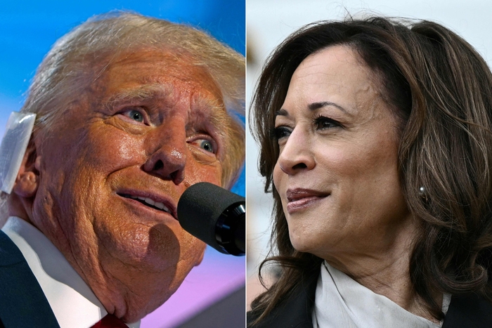 COMBO-US-POLITICS-VOTE-TRUMP-HARRIS
