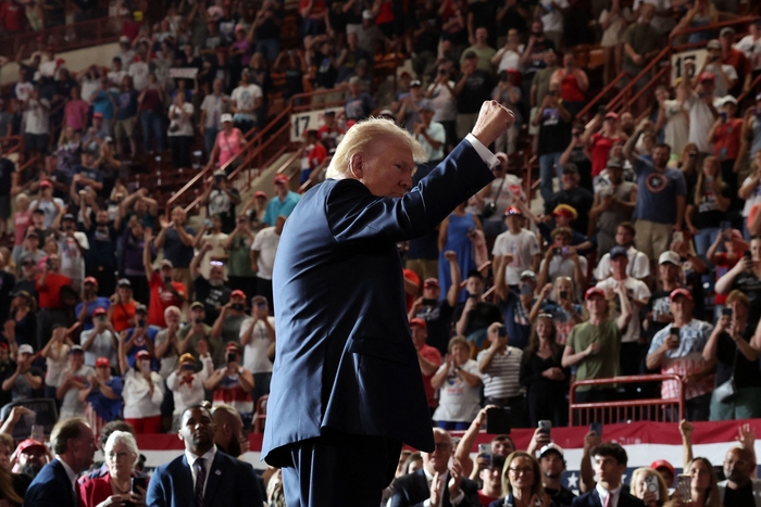 US-REPUBLICAN-NOMINEE-FOR-PRESIDENT-HOLDS-A-CAMPAIGN-RALLY-IN-HA