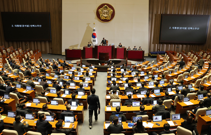 대통령 탄핵소추안 국회 본회의 상정