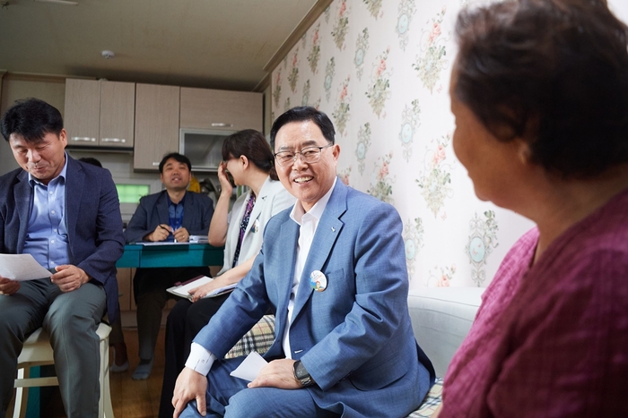 강수현 양주시장 독거노인 방문