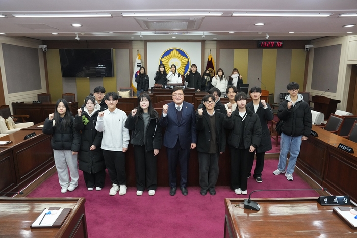 연제창 포천시의회 의원 7일 포천시 청소년들과 간담회 개최