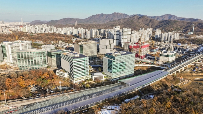 과천시 과천지식정보타운 전경