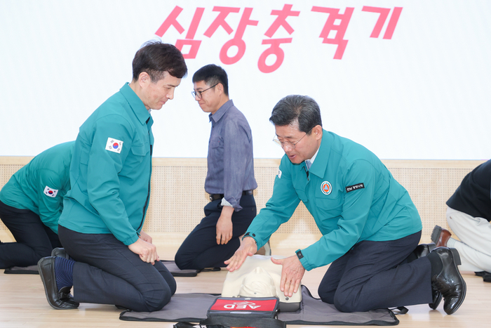 광양시, 전 직원 심폐소생술 및 응급처치 교육 실시