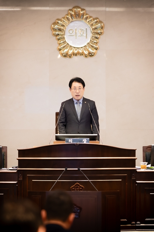 조성대 남양주시의회 의장 23일 제311회 임시회 폐회 선언