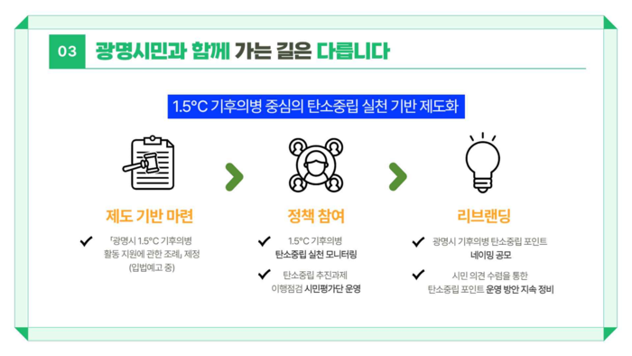 광명시 탄소중립 정책 브리핑