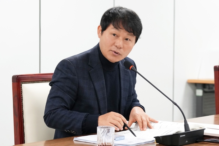 정병용 하남시의회 의원 24일 제339회 하남시의회 임시회 예산결산특별위원회 회의에서 추경예산안 심사