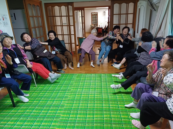 안양시 삼성산 경로당 그린나래 평생학습교육 현장