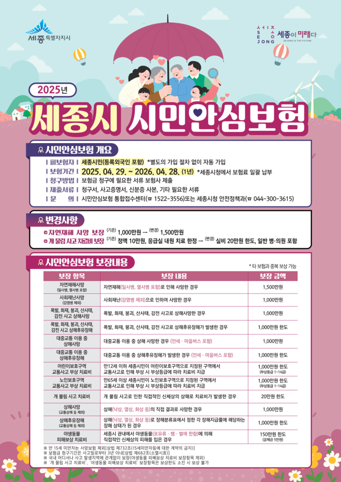 세종시시민안심보험