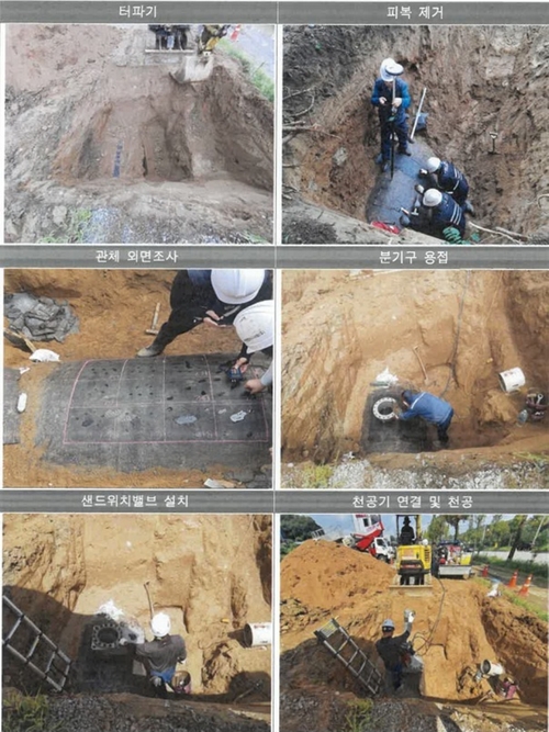 고양특례시 송수관로 복선화 및 개량공사 기본 및 실시설계 현장 조사