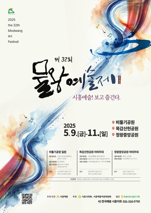시흥시 2025년 제31회 물왕예술제 포스터