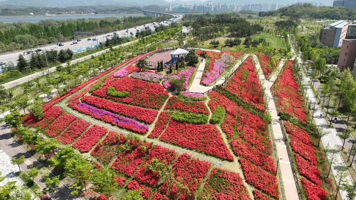 하남시 미사한강공원 철쭉동산