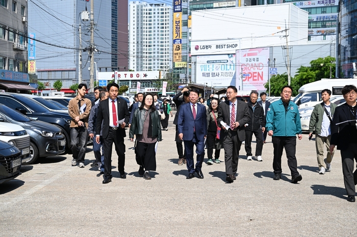 구리시-경기도-경기도의회 2일 인창천 생태하천 복원사업 추진 현장 점검