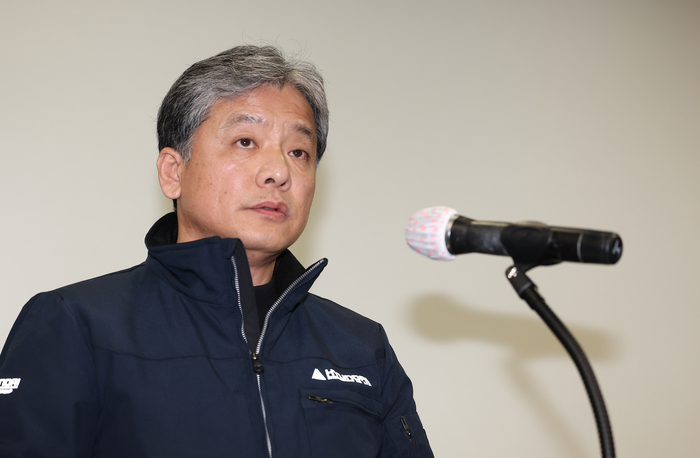 발언하는 주우정 현대엔지니어링 대표이사