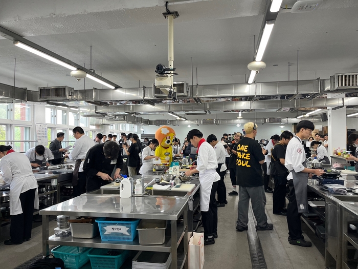 양주시 '전국 고등셰프 경연대회' 예선전 현장