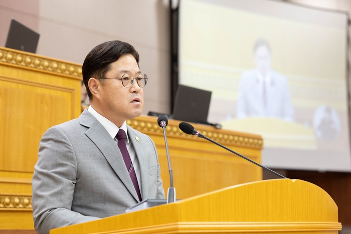 김현수 양주시의회 의원 제377회 임시회에서 '경기북부 방위산업혁신클러스터 지정 촉구 건의안' 대표 발의