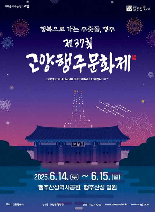고양특례시 2025년 제37회 고양행주문화제 포스터