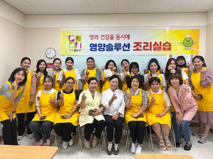 광양시, '영양플러스사업' 종료자 대상 조리실습 운영