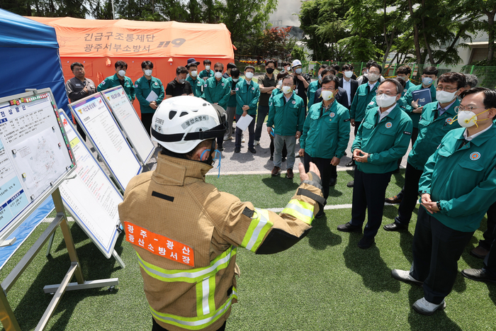 광산구, 금호타이어 화재 사고 의료상담 창구 운영