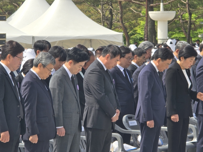 이정선 교육감, 제45주년 5·18민주화운동 기념식 참석