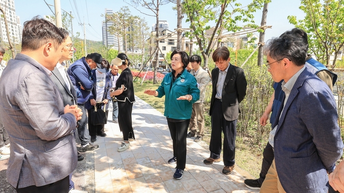 신계용 과천시장 2025년 3월 지식정보타운 조성 공사 현장 점검