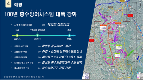 광명시 '집중호우 대응 하천-도심지 침수 방지 종합대책'