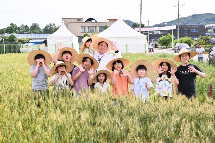 양평군 2024년 양평밀축제 현장