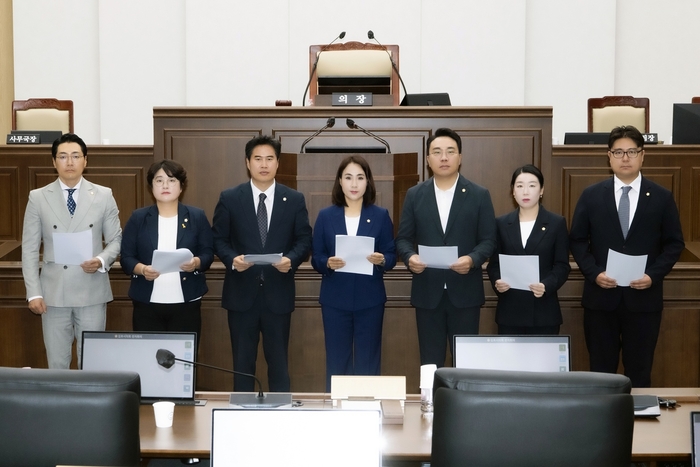김포시의회 더불어민주당 의원들