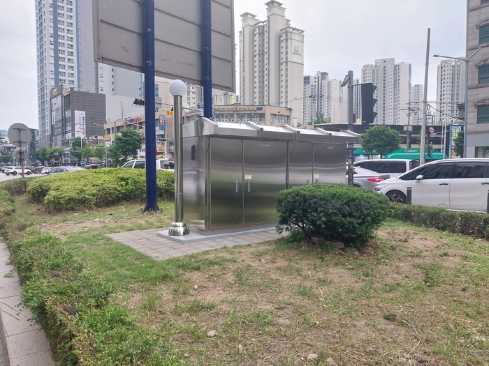 안양시 동안구 비산지하차도 수배전반 지상 이전