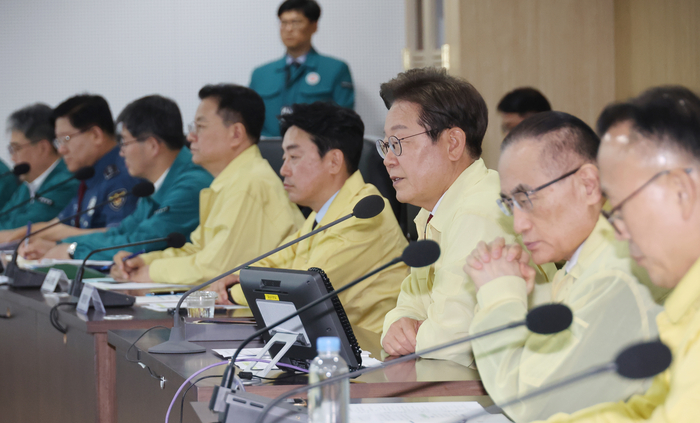 이재명 대통령, 안전치안점검회의 발언
