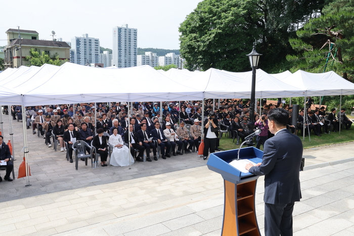 하은호 군포시장 6일 제70회 현충일 추념사 발표