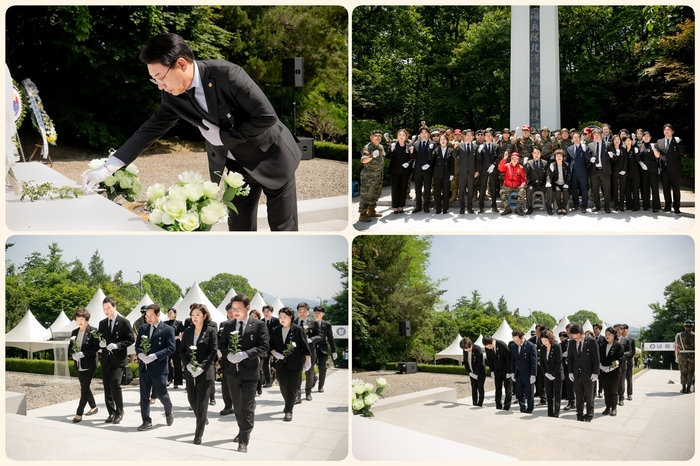 남양주시의회 6일 제70회 현충일 추념식 참석