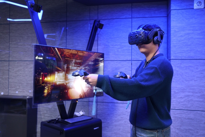 경복대학교 영상미디어콘텐츠학과 실습실 능동형 VR 테스트존