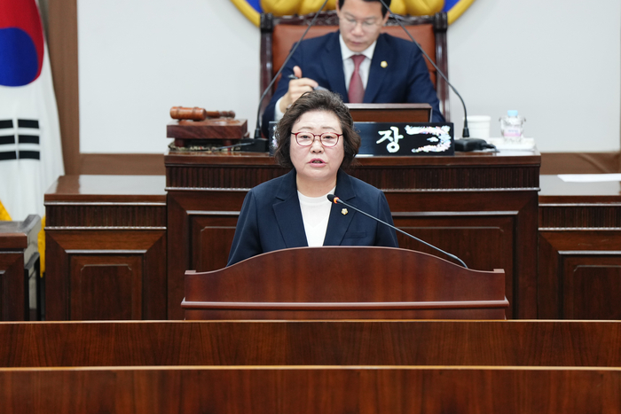 조진숙 포천시의회 의원 제186회 제1차 정례회 5분 자유발언