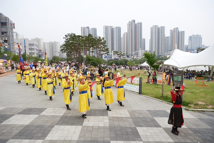 양주시 2025년 제8회 양주회암사지왕실축제 현장