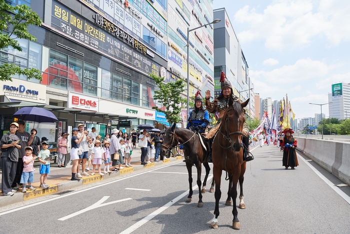 양주시 2025년 제8회 양주회암사지왕실축제 개최 현장