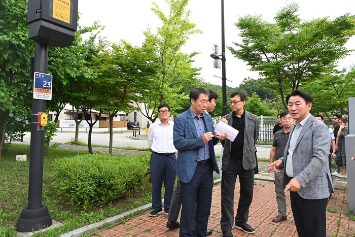 의정부시 새롬마을 현장시장실 및 로드체킹