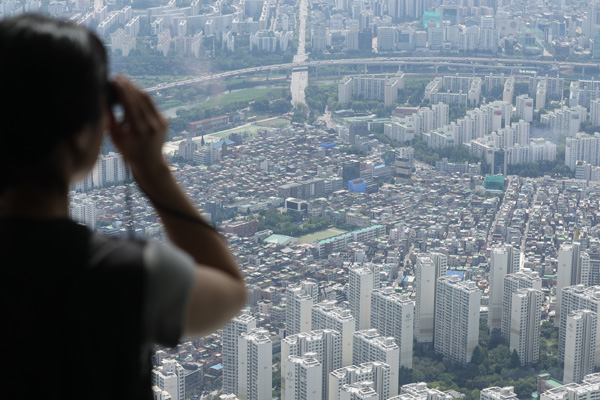 서울 강남·송파구 일대 아파트 단지