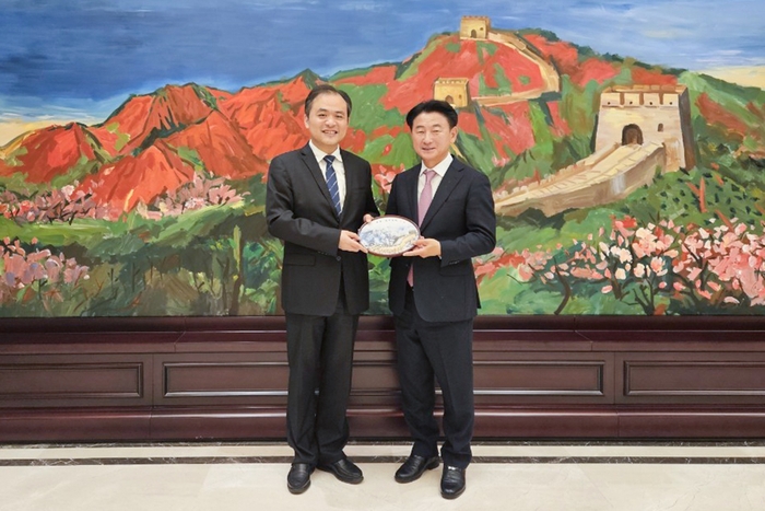의정부시 자매도시 단둥시 공식 방문