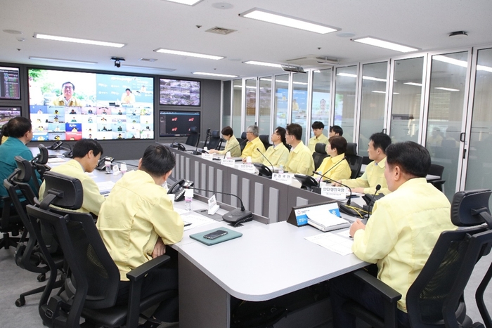 안양시 19일 경기도 주관 여름철 재난 대비태세 점검 영상회의 참석